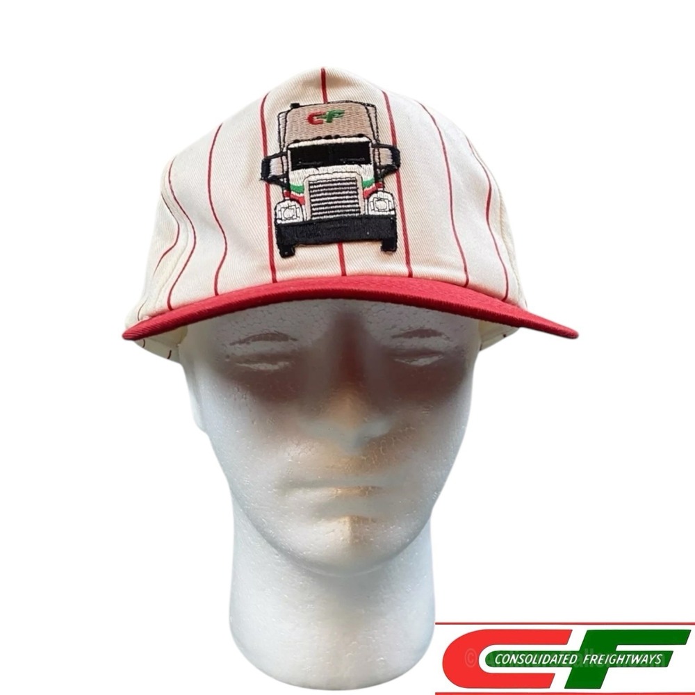 VTG CF Consolidated Freight Truck Driving Trucker Snapback Mesh Baseball Hat Cap